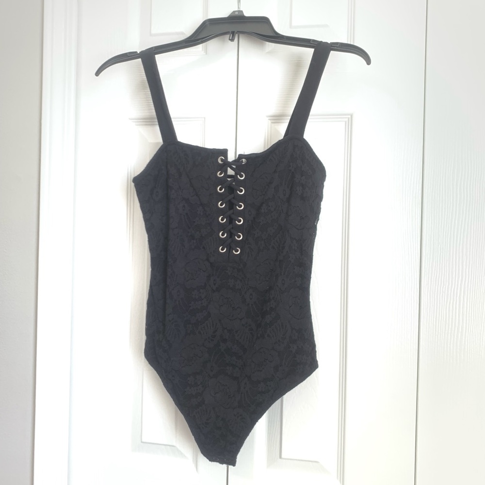 Express Black Bodysuit